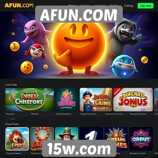Avaliação do catálogo de jogos disponíveis no AFUN.COM